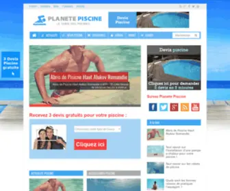 Planetepiscine.com(Planete Piscine Guide et Forum Piscine) Screenshot