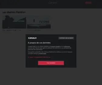 Planeteplus.com(Les chaines Planète) Screenshot