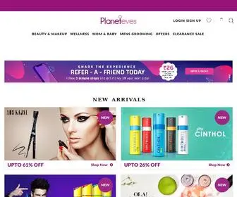 Planeteves.com(Online Shopping Site for Women's Beauty) Screenshot