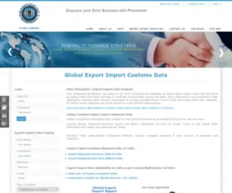 Planetexim.net(Export import data) Screenshot