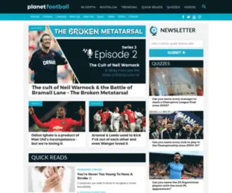 Planetfootball.com(Planet Football) Screenshot