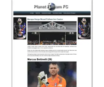 Planetfulhamfc.com(Planet fulham fc a collection of wallpapers) Screenshot