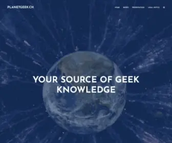 Planetgeek.ch(Your source of geek knowledge) Screenshot