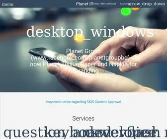 Planetgroupbd.com(Web Based Bulk SMS Solution Provider) Screenshot