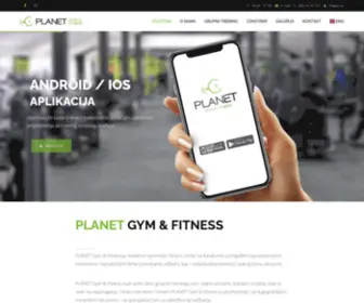 Planetgym.rs(PLANET Gym & Fitness) Screenshot