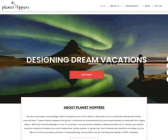 Planethoppers.com(Each trip) Screenshot