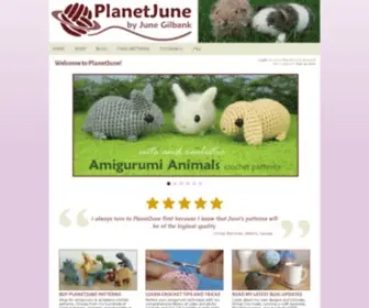 Planetjune.com(PlanetJune by June Gilbank) Screenshot