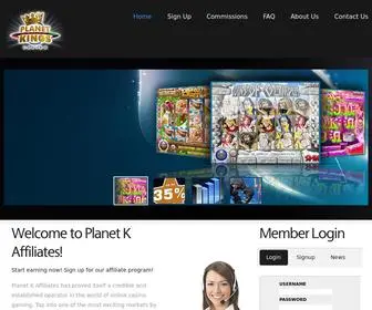 Planetkaffiliates.com(Planet K Affiliates) Screenshot