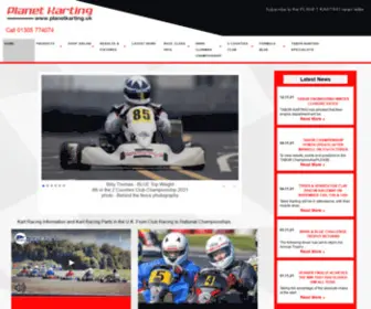 Planetkarting.uk(Planet Karting for on line Kart Racing Parts in UK) Screenshot
