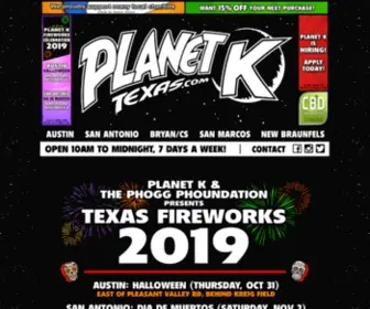Planetktexas.com(Planet K Texas) Screenshot