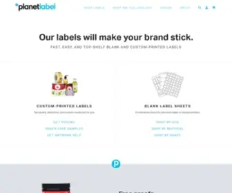 Planetlabel.com(Planet Label) Screenshot