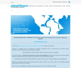 Planetlingua.com(Agencia Traducción Madrid) Screenshot