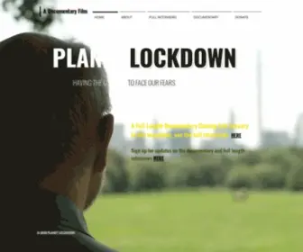 Planetlockdownfilm.com(Having the courage to face our fear) Screenshot