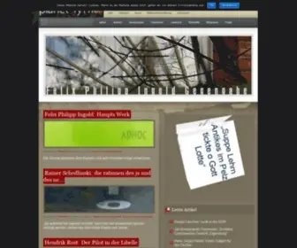 Planetlyrik.de(Zeitgenössische Lyrik) Screenshot