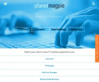 Planetmagpie.com(California Network Support & IT Consulting Services) Screenshot