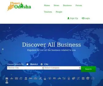 Planetodisha.com(Planet Odisha) Screenshot