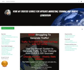 Planetofcash.com(Your Trusted Source for Affiliate Marketing Training and Traffic Generation) Screenshot