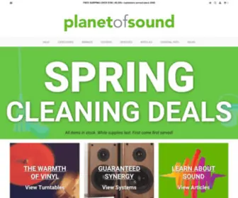 Planetofsoundonline.com(Planet of Sound) Screenshot