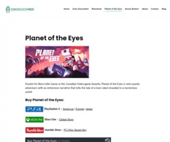 Planetoftheeyes.com(Planet of the Eyes) Screenshot