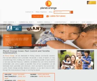 Planetorange.com(Pest Control & Exterminators) Screenshot