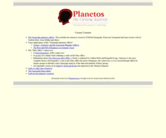 Planetos.org(Research Resource) Screenshot