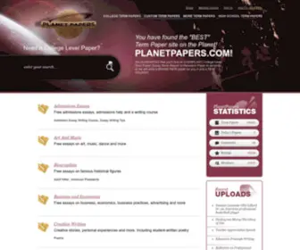 Planetpapers.com(Planet Papers) Screenshot