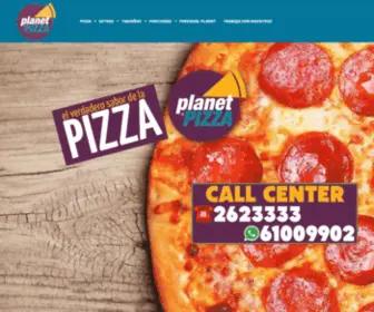 Planetpizza.com.bo(El verdadero sabor de la pizza) Screenshot