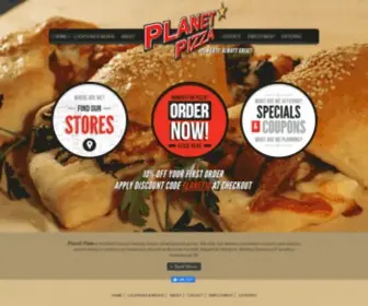 Planetpizza.com(Planet Pizza) Screenshot