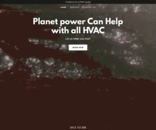 Planetpower.net.au(Planet power) Screenshot
