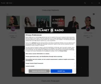 Planetradio.co.uk(Planet Radio) Screenshot