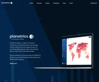 Planetrics.com(Planetrics) Screenshot