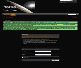 Planetrocklosslessbootlegs.com(Planet Rock) Screenshot