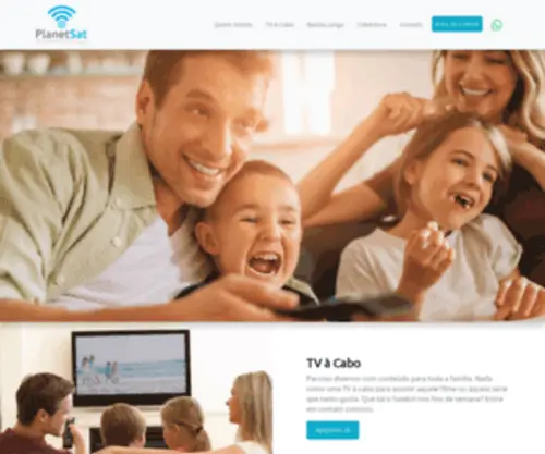 Planetsat.tv.br(Soluções em Telecomunicações) Screenshot
