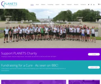 Planetscharity.org(PLANETS Charity) Screenshot