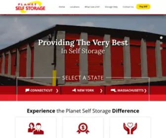 Planetselfstorage.com(Self Storage Units) Screenshot