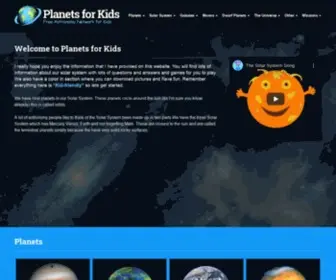 Planetsforkids.org(Planets For Kids) Screenshot