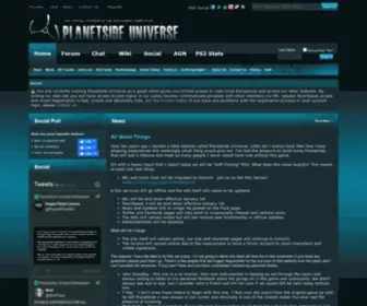 Planetside-Universe.com(PlanetSide Universe) Screenshot
