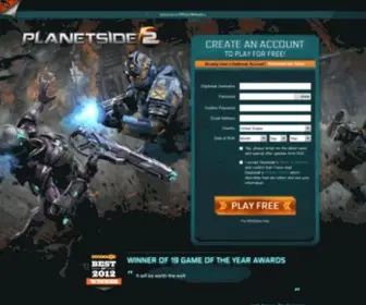 Planetside2.com(PlanetSide 2) Screenshot