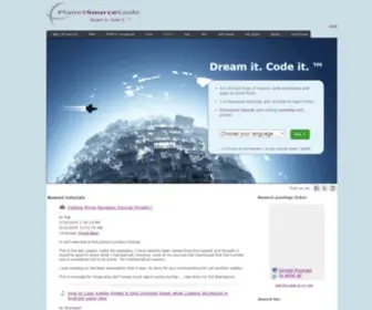 Planetsourcecode.com(Planet Source Code) Screenshot