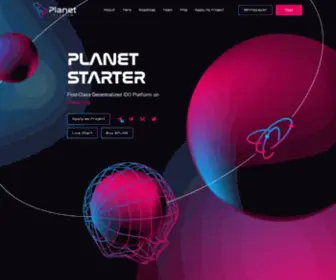 Planetstarter.com(Planet Starter) Screenshot