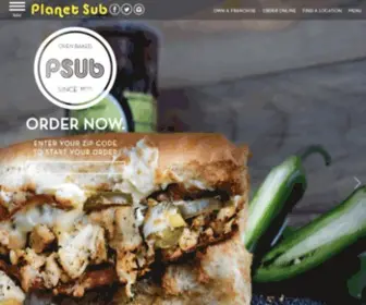 Planetsub.com(Try a Planet Sub Sandwich) Screenshot