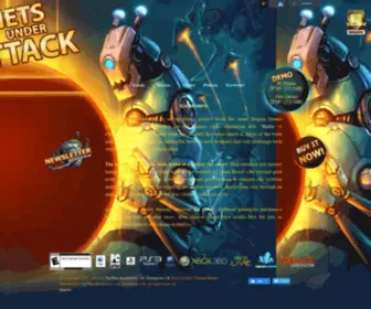 Planetsunderattack.com(Planets under Attack) Screenshot