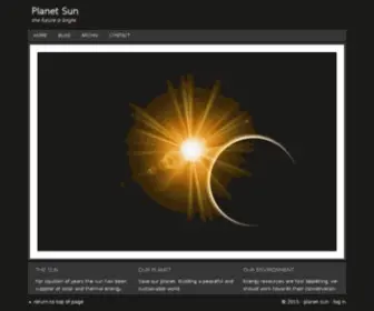 Planetsun.org(Planet Sun) Screenshot