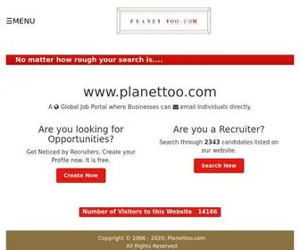 Planettoo.com(Home) Screenshot