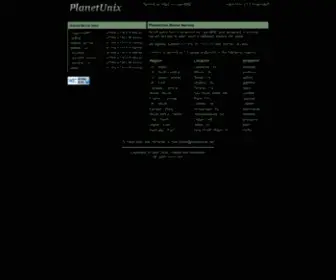 Planetunix.net(PlanetUnix Networks) Screenshot