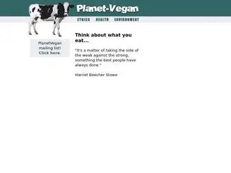 Planetvegan.org(Planet-Vegan) Screenshot