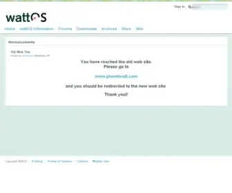Planetwatt.com(Home of wattOS) Screenshot