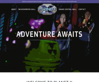 PlanetXlasertag.com(Planet X Laser Tag and Arcade) Screenshot