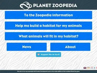 Planetzoopedia.com(Planet Zoopedia) Screenshot