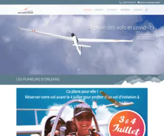 Planeursorleans.com(Les Planeurs d 'Orléans) Screenshot